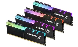 G.Skill Trident Z RGB DDR4, 4x8 ГБ, 2400 МГц, C15 (F4-2400C15Q-32GTZR) цена и информация | Оперативная память (RAM) | 220.lv