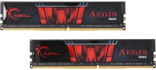 G.Skill Aegis DDR4, 2 x 4 GB, 2400 MHz, CL17 (F4-2400C17D-8GIS) cena un informācija | Operatīvā atmiņa (RAM) | 220.lv