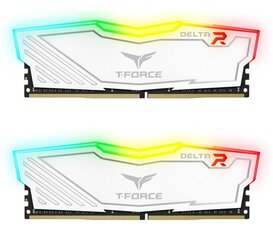 Team Group Delta RGB DDR4, 2x8 ГБ, 2400 МГц, CL15 (TF4D416G2400HC15BDC01) цена и информация | Оперативная память (RAM) | 220.lv