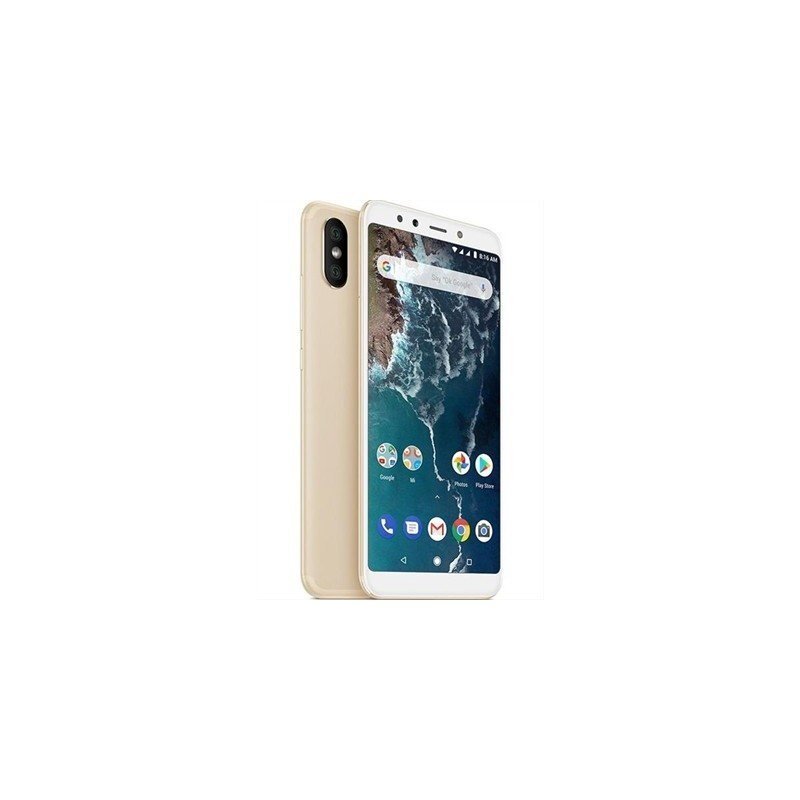 Xiaomi Mi A2, 64 GB Gold цена и информация | Mobilie telefoni | 220.lv