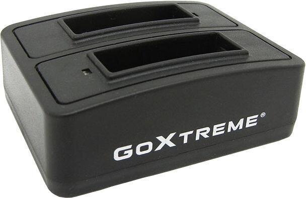 Dubultais bateriju lādētājs GoXtreme Battery Charging Station Dual Vision 4K cena un informācija | Lādētāji videokamerām | 220.lv