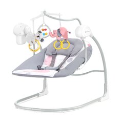 Gultiņa šupoles Kinderkraft Minky, (0-9 kg),Rozā cena un informācija | Bērnu šūpuļkrēsliņi | 220.lv