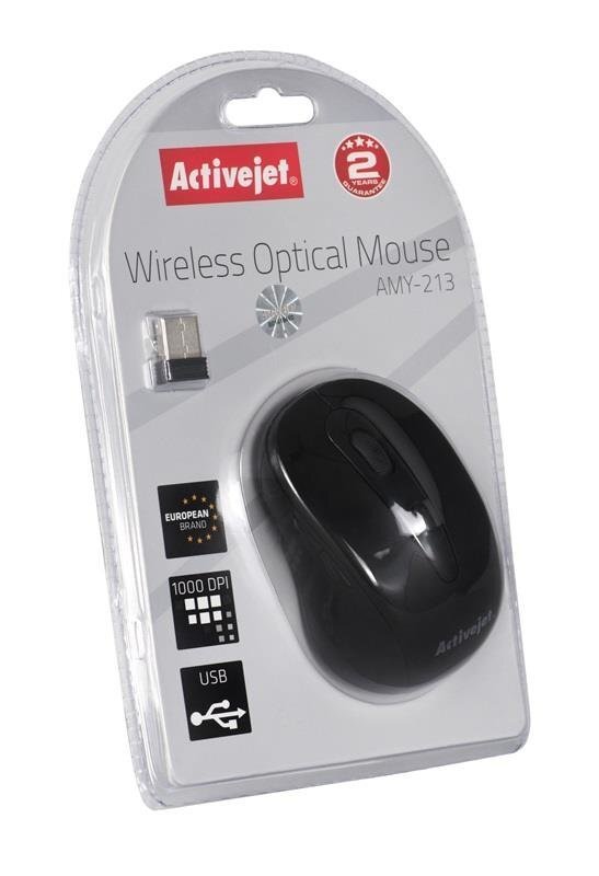 Activejet AMY-213 wireless optical USB mouse cena un informācija | Peles | 220.lv