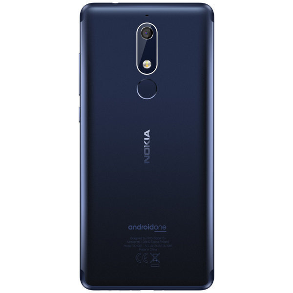 Nokia 5.1 TA-1075, 32 GB, Dual SIM, Zils цена и информация | Mobilie telefoni | 220.lv