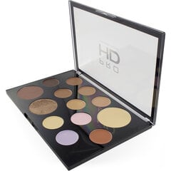 Палитра для контурирования лица Makeup Revolution Pro HD Palette The Works Medium/Dark 27 г цена и информация | Пудры, базы под макияж | 220.lv