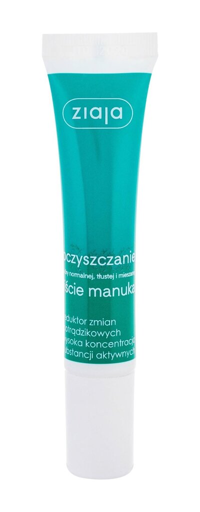 Ziaja Manuka Tree Aknes kopšana 15 ml cena un informācija | Serumi sejai, eļļas | 220.lv