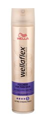 Лак для волос, обеспечивает объем Wellaflex Fullness to Thin Ultra Strong Hold 250 мл цена и информация | Средства для укладки волос | 220.lv