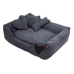 Amibelle кроватка с подушкой для домашних животных, тёмно-серая 64 x 87 x 14 см цена и информация | Лежаки, домики | 220.lv