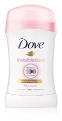 Zīmuļa dezodorants Dove Invisible Care 48h Floral Touch 40 ml cena un informācija | Dezodoranti | 220.lv