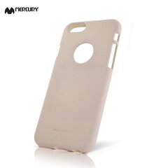 Mercury Soft feeling Super Plāns TPU Matētas virsmas aizmugures maks-apvalks priekš Samsung Galaxy A6+ (2018) Bēšs cena un informācija | Telefonu vāciņi, maciņi | 220.lv