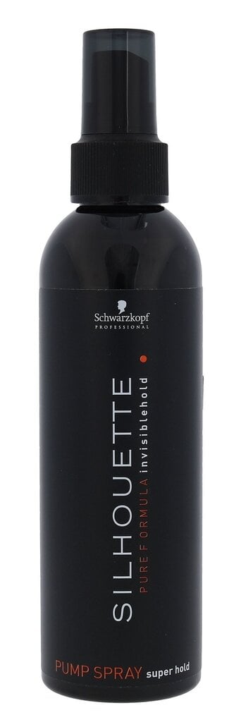 Īpaši stiprās fiksācijas matu sprejs Schwarzkopf Silhouette Super Hold 200 ml cena un informācija | Matu veidošanas līdzekļi | 220.lv
