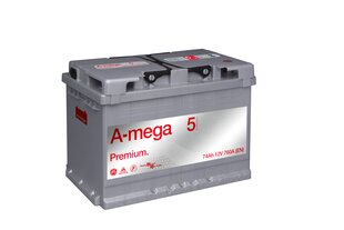 Akumulators A-MEGA Premium 74 Ah 760 A cena un informācija | Akumulatori | 220.lv