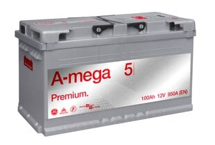 Akumulators A-MEGA Premium 100Ah 950A цена и информация | Аккумуляторы | 220.lv