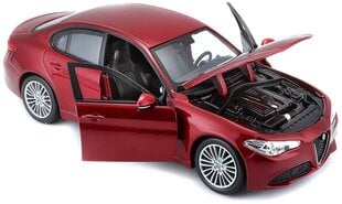 Авто модель Bburago Alfa Romeo Giulia 1:24 цена и информация | Игрушки для мальчиков | 220.lv