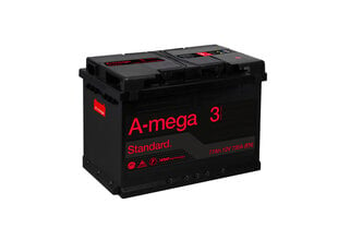 Аккумулятор A-MEGA Standart 77Aч 720A цена и информация | Аккумуляторы | 220.lv