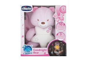 Lācis-nakts lampa Chicco Goodnight Bear First Dreams, Rozā cena un informācija | Chicco Rotaļlietas, bērnu preces | 220.lv