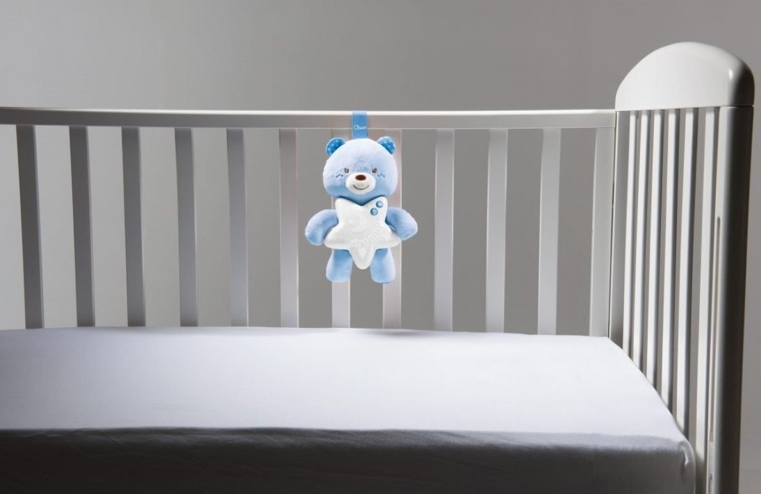 Lācis-nakts lampa Chicco Goodnight Bear First Dreams, Zila cena un informācija | Rotaļlietas zīdaiņiem | 220.lv