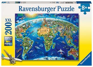 Puzle "Plaša pasaule" Ravensburger, 12722, 200 d. cena un informācija | Puzles, 3D puzles | 220.lv