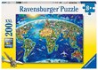 Puzle "Plaša pasaule" Ravensburger, 12722, 200 d. цена и информация | Puzles, 3D puzles | 220.lv