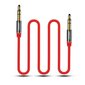 Remax RL-L100 Premium AUX Cable 3.5 mm -> 3.5 mm 1 m Red цена и информация | Kabeļi un vadi | 220.lv