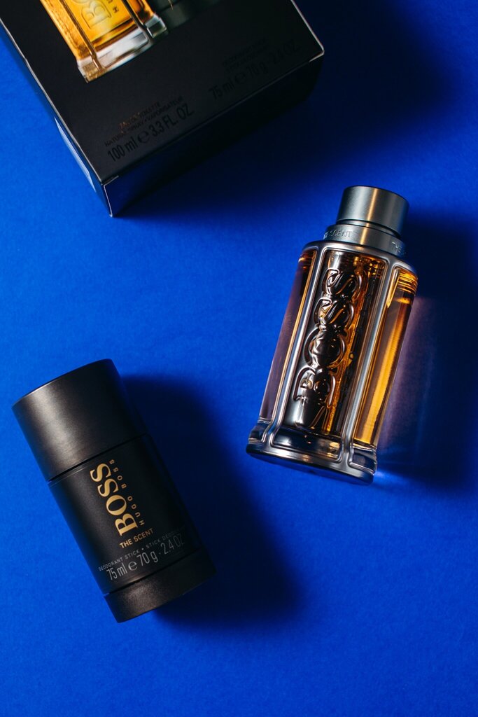 Komplekts vīriešiem Hugo Boss The Scent: EDT vīriešiem 100 ml + rullīšu dezodorants 75 ml цена и информация | Vīriešu smaržas | 220.lv