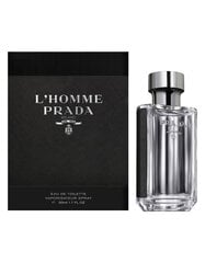 Tualetes ūdens Prada L'Homme EDT vīriešiem 50 ml цена и информация | Мужские духи | 220.lv