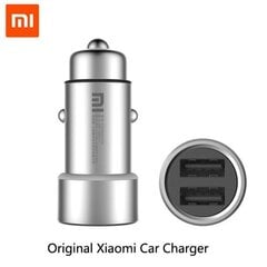 Xiaomi Mi Dual USB 2.4A x 2 (3.6A MAX) Auto Lādētājs Sudraba (EU Blister) cena un informācija | Lādētāji un adapteri | 220.lv