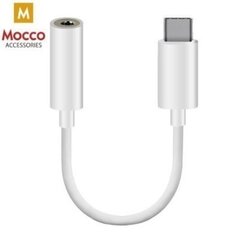 Mocco CM20 3,5 mm USB-C audio adapteris tālrunim, balts (OEM) cena un informācija | Adapteri un USB centrmezgli | 220.lv