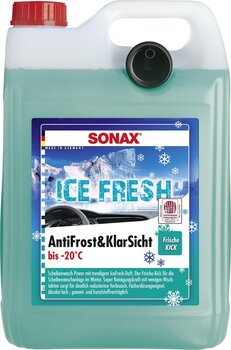 SONAX ziemas vējstikla mazgāšanas šķidrums "Ice Fresh" -20°C, 5L cena un informācija | Vējstiklu un dzesēšanas šķidrumi | 220.lv
