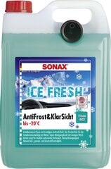 SONAX зимняя жидкость для мытья стекол "Ice Fresh" -20°C, 5Л цена и информация | Очищающие и охлаждающие жидкости | 220.lv