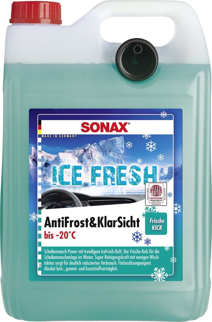 SONAX ziemas vējstikla mazgāšanas šķidrums "Ice Fresh" -20°C, 5L цена и информация | Vējstiklu un dzesēšanas šķidrumi | 220.lv