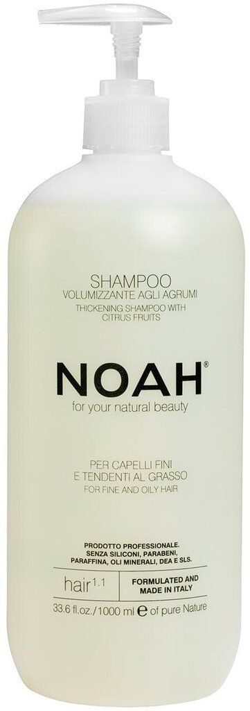 Šampūns taukainiem matiem Noah 1000 ml цена и информация | Šampūni | 220.lv