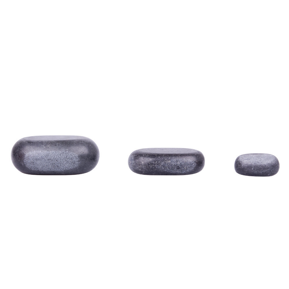 Lavas akmeņu komplekts inSPORTline Basalt Stone, 12 gab. cena un informācija | Masāžas piederumi | 220.lv