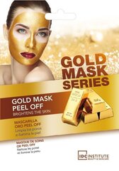 Attīroša maska sejai IDC Institute Gold Mask 15 g cena un informācija | Sejas maskas, acu maskas | 220.lv