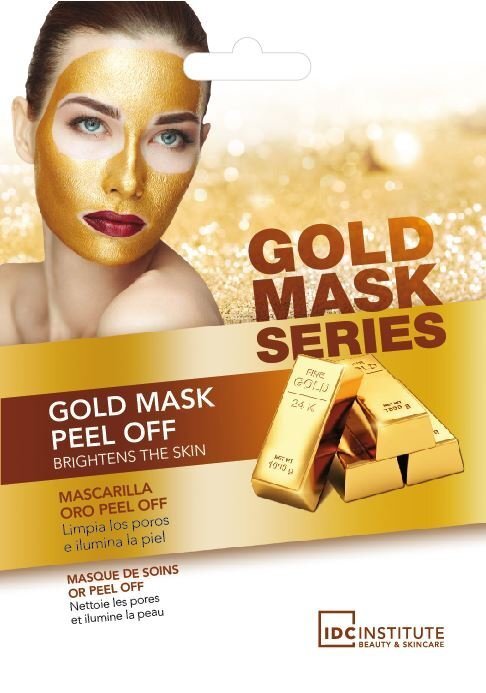 Attīroša maska sejai IDC Institute Gold Mask 15 g cena un informācija | Sejas maskas, acu maskas | 220.lv