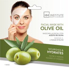 Увлажняющая и питательная маска для лица с оливками IDC Institute Oliva 22 г цена и информация | Маски для лица, патчи для глаз | 220.lv