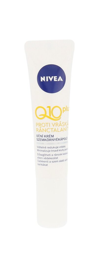 Krēms ādai ap acīm Nivea Q10 Plus Eye Care 15 ml cena un informācija | Acu krēmi, serumi | 220.lv