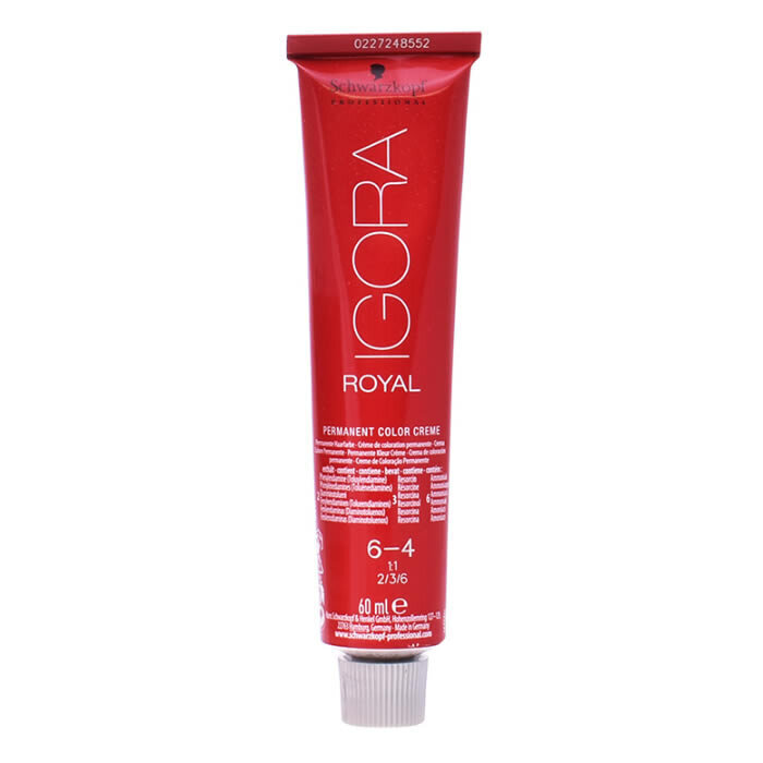 Matu krāsa Schwarzkopf Professional Igora Royal 60 ml, 6-4 Dark Blonde Beige cena un informācija | Matu krāsas | 220.lv