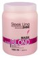 Atjaunojoša matu maska Stapiz Sleek Line Blush Blond 1000 ml cena un informācija | Matu uzlabošanai | 220.lv