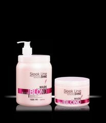 Atjaunojoša matu maska Stapiz Sleek Line Blush Blond 1000 ml cena un informācija | Matu uzlabošanai | 220.lv