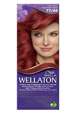 Matu krāsa Wella Wellaton Intense Permanent Color 77/44 Volcanic red 100 g cena un informācija | Matu krāsas | 220.lv