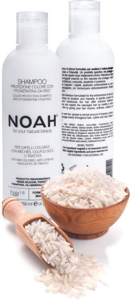 Krāsu aizsargājošs šampūns krāsotiem matiem Noah 250 ml цена и информация | Šampūni | 220.lv