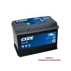 Akumulators Exide Excell EB741 74Ah 680A (+ pa kreisi) цена и информация | Аккумуляторы | 220.lv