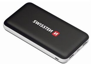 Swissten iNLIGHT Premium Recovery Power Bank 2.1A / USB / 10000 mAh Черный цена и информация | Зарядные устройства Power bank | 220.lv