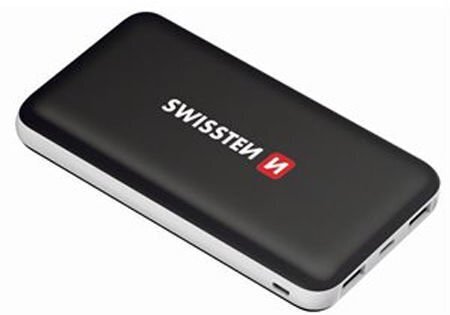 Swissten iNLIGHT Premium Recovery Power Banka Universāla Ārējas uzlādes batereja 2.1A / USB / 10000 mAh Melna cena un informācija | Lādētāji-akumulatori (Power bank) | 220.lv