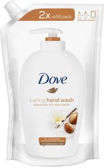 Šķidrās ziepes papildinājums Dove Caring Shea Butter & Warm Vanilla 500 ml цена и информация | Мыло | 220.lv