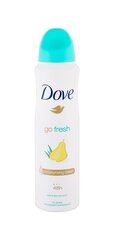 Дезодорант-спрей Dove Go Fresh Pear & Aloe Vera 150 мл цена и информация | Дезодоранты | 220.lv