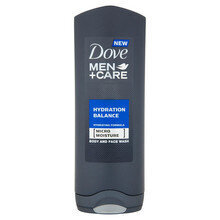 Dūšas un vannas līdzeklis Dove Shower Gel Men + Care Hydration Balance (Body And Face Wash) 400 ml cena un informācija | Dušas želejas, eļļas | 220.lv