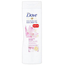 Лосьон для тела Dove Nourishing Secrets Экстракт цветов лотоса и рисовое молоко, 400 мл цена и информация | Кремы, лосьоны для тела | 220.lv