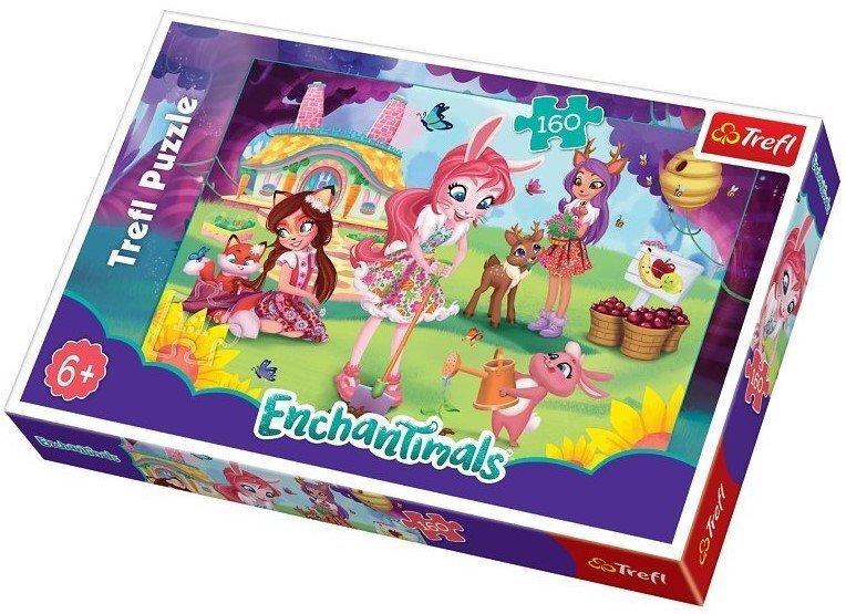 Puzle "Enchantimals" Trefl, 160 d. cena un informācija | Puzles, 3D puzles | 220.lv